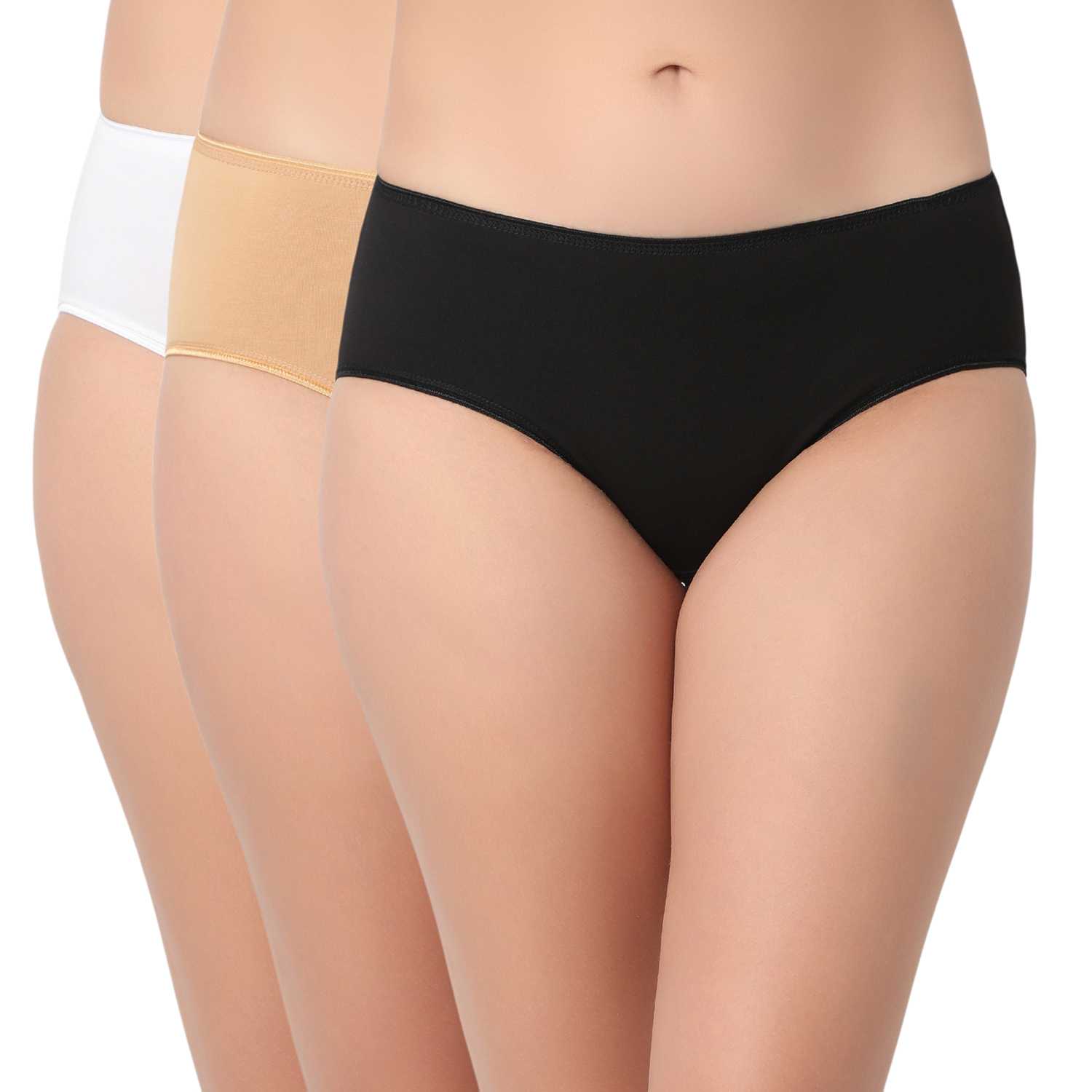 5612 (1) 5612 - Cotton Printed Pack Of 3 Hipster Panties - Image 1