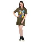 STD 24016 - Olive Glow Chic Dress