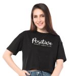 SCT 24031 - Positive Aura Black Tee