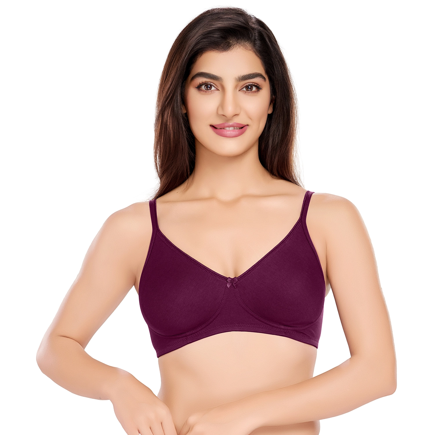 Juliet_1063 1025 - Cotton Non-Padded Wire Free T-Shirt Bra - Image 1