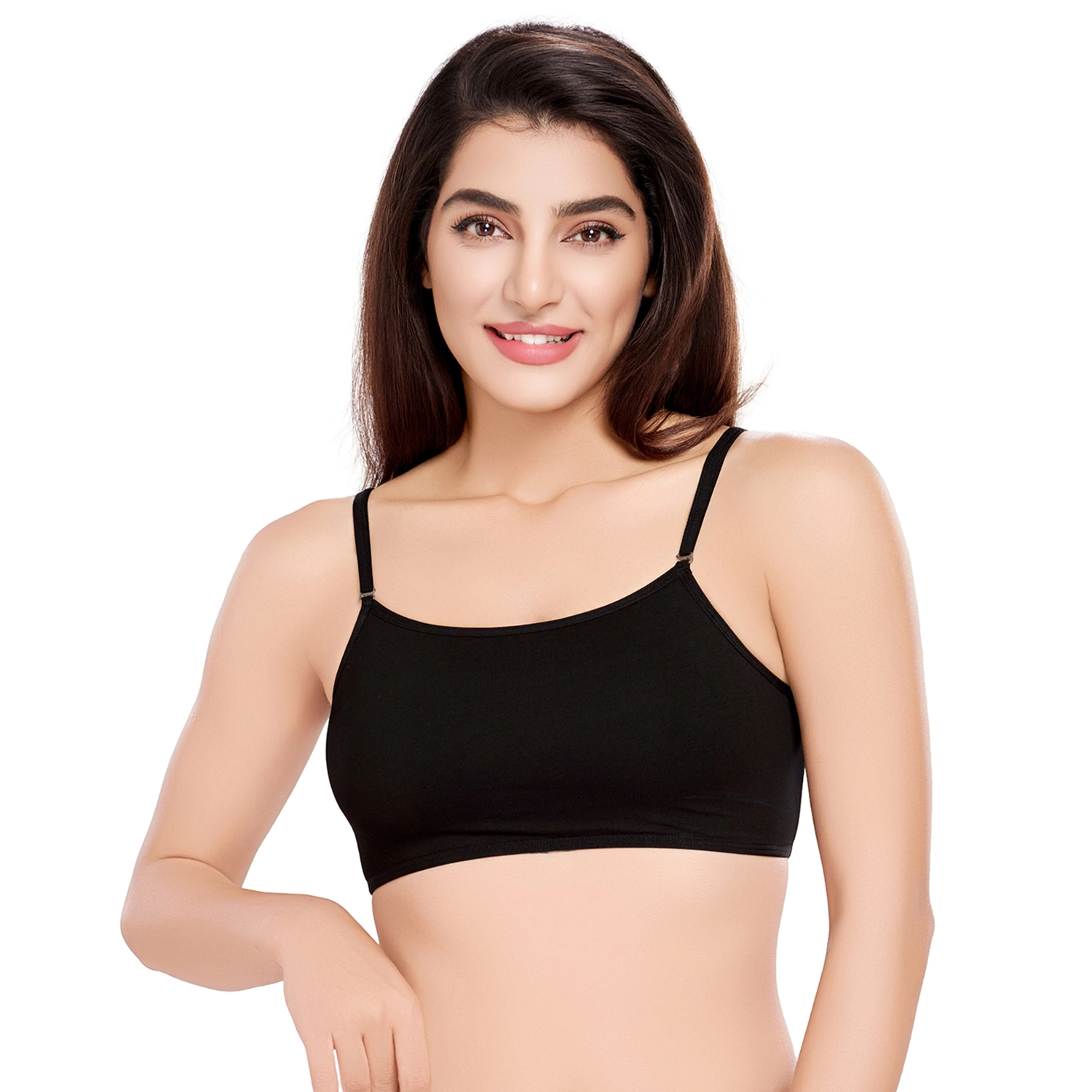 Juliet_1125 JSC 826 - Cotton stretch Camisole with adjustable straps - Image 1