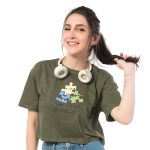 SCT 24018 - Olive Mind Puzzle Tee - Image 5