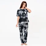 R-CS-19723 - Bold Energy Abstract Printed Black Set