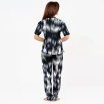 R-CS-19723 - Bold Energy Abstract Printed Black Set - Image 5