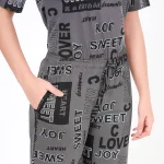 R CS 19734 - Smart Chic Dark Grey Word Play Set - Image 6
