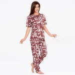 R CS 19735 - Trendy Alphabet Chic Mauve Set - Image 2