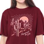 SRF 24083 - Maroon Spirit Tee - Image 4