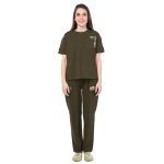 SCS 24048 - Olive Bloom Co-ord Set - Image 2