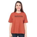 SRF 24066 - Wanderlust Orange Tee - Image 2