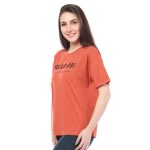 SRF 24066 - Wanderlust Orange Tee - Image 4