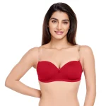 Cotton Plain Mold Padded T-shirt Bra 1230 Maroon