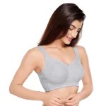 1264-Non Padded Full Coverage Bra-Grey