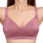 2727-Non Wired Full Cover Padded Strapless Bra-Onion Pink
