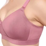 2727-Non Wired Full Cover Padded Strapless Bra-Onion Pink