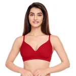 1059 - Cotton knit Basic Plain Padded T-Shirt Bra