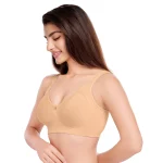3636-Non Wired Full Cover Padded Bra - Skin