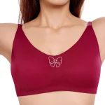 1259 - Butterfly Charm Non-Wired Bra - Image 4