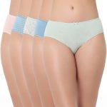 7286 - Cotton Hipster Premium Panties Set Of 5 Stretchable Fabric