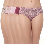 7299 - Cotton Hipster Premium Panties Set Of 5 Stretchable Fabric