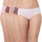 7309 - Cotton Hipster Premium Panties Set Of 5 Stretchable Fabric