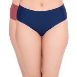 Seamless No-Show Bonded Pack of 2 Panties