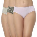 7329 - Pack of 3 Cotton Lycra Premium Hipster Panties