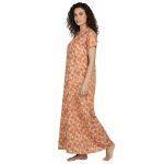 JSS 12069 - Printed Poly-Viscose Nighty for Women – Round Neck, Half Sleeves - Image 16