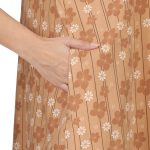 JSS 12069 - Printed Poly-Viscose Nighty for Women – Round Neck, Half Sleeves - Image 20