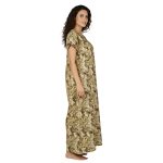 JSS 12075 - Printed Poly-Viscose Nighty for Women – Round Neck, Half Sleeves - Image 15