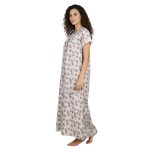 JSS 12093 - Printed Cotton Nighty for Women – Square Neck, Half Sleeves - Image 31