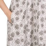 JSS 12093 - Printed Cotton Nighty for Women – Square Neck, Half Sleeves - Image 35