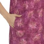 JSS 13003 - Printed Poly-Viscose Nighty for Women – Square Neck, Half Sleeves - Image 21