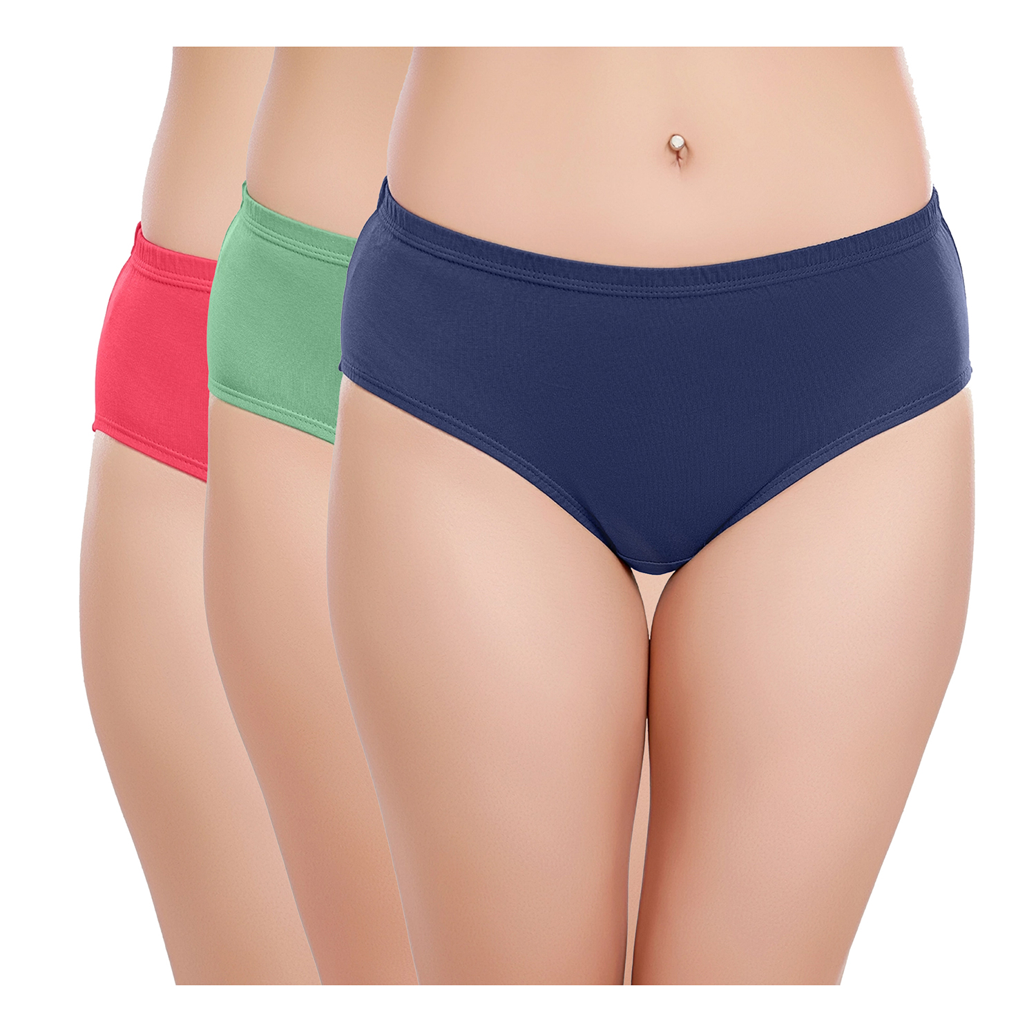 Juliet_1141 combo 10 Soch - Pack of 3 Women’s Cotton Spandex Hipster Panties - Image 1