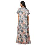 SCR 460042-Printed Rayon Half Sleeved Nighty - Image 5